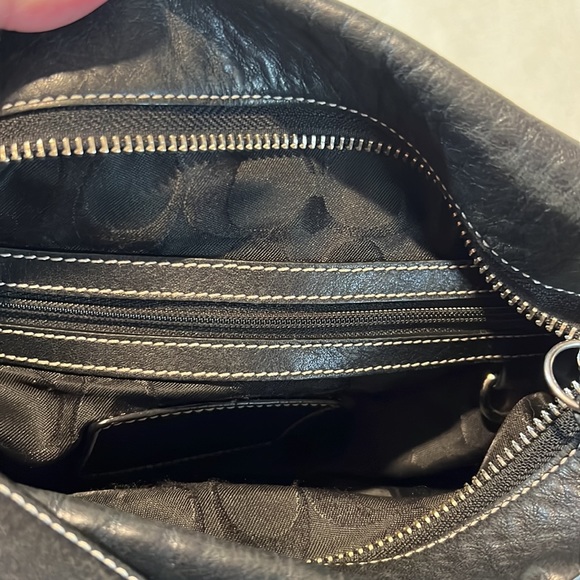 Coach Black Leather Crossbody Bag - Picture 7 of 7